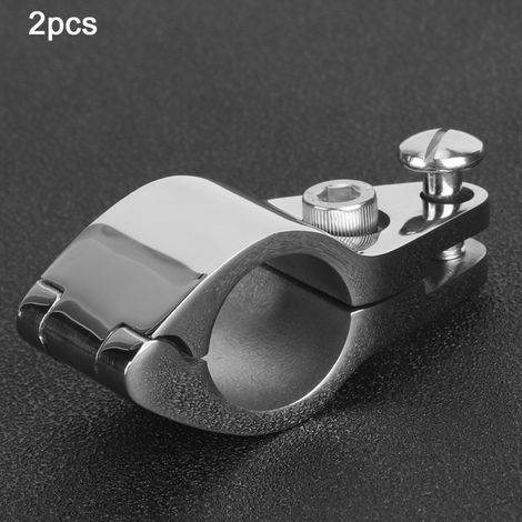 Set mit 2 verschiebbaren Bimini-Klemmen, Stahlbefestigungen für Schlauchboote und kommerzielle Yachten, 22 mm (1/5)