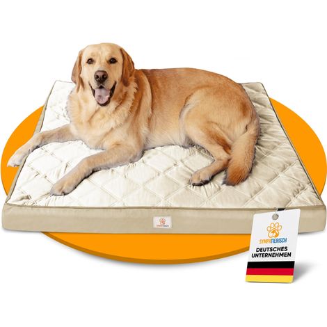 Lit orthopédique pour chien, imperméable, tapis préféré, coussin antidérapant, panier pour chien, housse lavable, petits à grands chiens, 110 x (1/5)