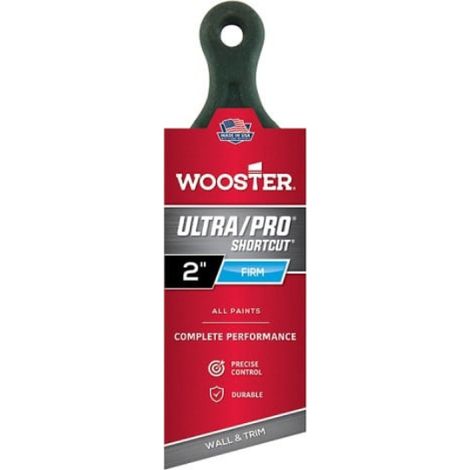 Wooster Ultra Pro - Shortcut Firm - Angled Sash Paint Brush - 2 Inch