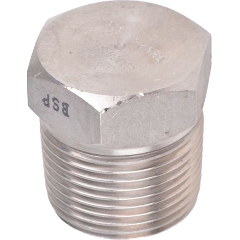 Bouchon hexagonal RS PRO, R 3/4" mâle ( Prix pour 1 ) (1/2)