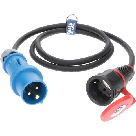 Kalle Adapterkabel CEE 230V 16A 2,5mm² auf Schuko IP44 1,5 Meter (1/4)