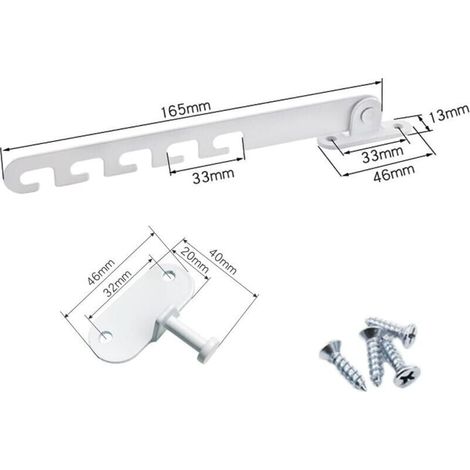 Limitatore per finestre a battente, blocco di sicurezza per bambini, blocco anti-schiacciamento, limitatore di ventilazione per finestre, apertura verso l'esterno per finestre in PVC, legno e allumini (1/4)