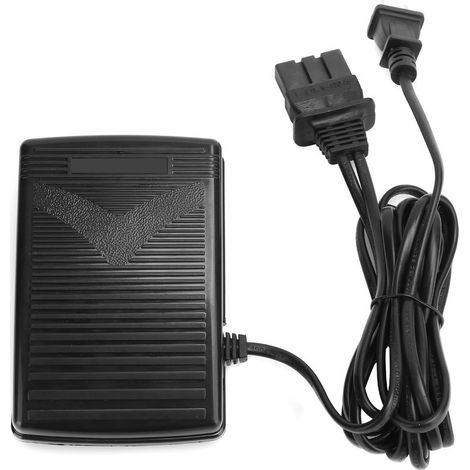 Multifunktionales Fußpedal für Haushaltsnähmaschinen, 110-V-US-Stecker, universelles Fußpedal (1/5)