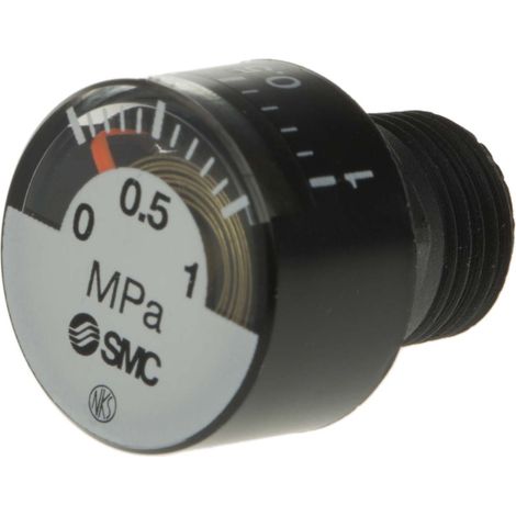 Manomètre SMC Mâle, Femelle G, 0 MPa à 1 MPa ( Prix pour 1 )