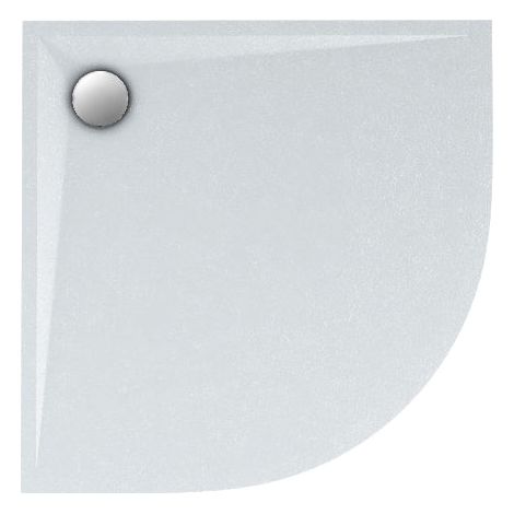 Duschwanne Viertelkreis Stabildense® Ultralight Premium AURA WHITE STONE 90x90 cm (1/5)