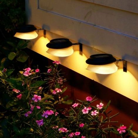 Lampe solaire OVNI sans perçage pour jardin, cour, clôture ou mur.-AquaForge (1/5)
