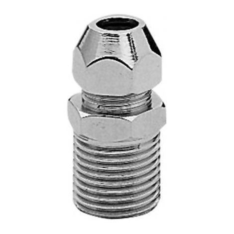 Nipplo completo idrobric, con guarnizione, ranella e anello, misura 1/2x10, idb sacrac0256nr (1/3)