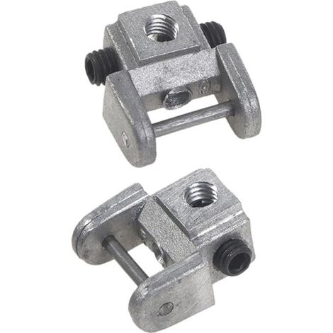 2 Pièces Supports de Lames Scie à Chantourner Adaptateur Conversion Sans Broche Métal (1/4)