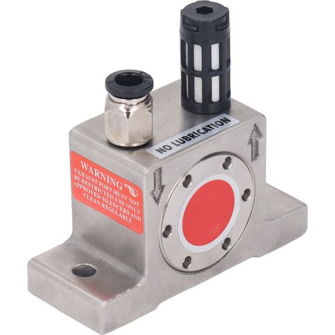 Vibrateur pneumatique à turbine G1/8 po en acier inoxydable, vibrateur industriel silencieux pour la déshydratation par compactage (1/5)