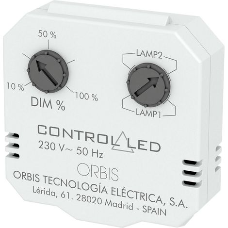 ORBIS Zeitschalttechnik OB200010 Unterputz Dimmer Geeignet für Leuchtmittel: Glühlampe, Energiesparl