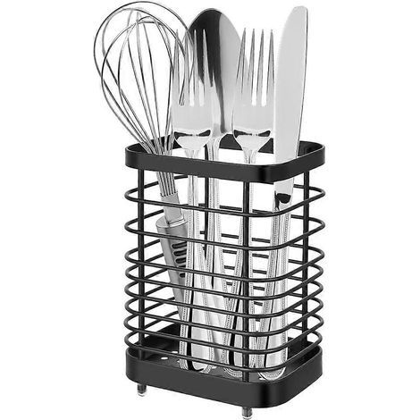 Couverts étagère cuisine plan de travail acier inoxydable égouttoir fourchette cuillère Chopstick rangement (1/5)