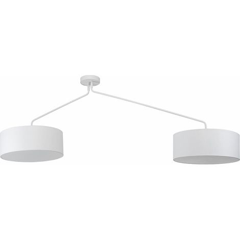Lampadario Nowodvorski Falcon bianco tessuto 6xE27 LED