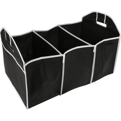 Foldable Car Truck SUV Large Capacity Storage Bag with Handles, Universal Collapsible Container for Automotive Organization (1/5)