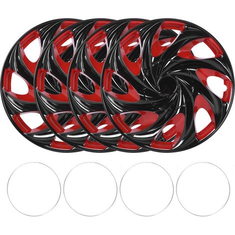SCONLÉE MECHANISM COVER, 4PCS ASI PLASTIC CAR RIM CAPS (1/5)