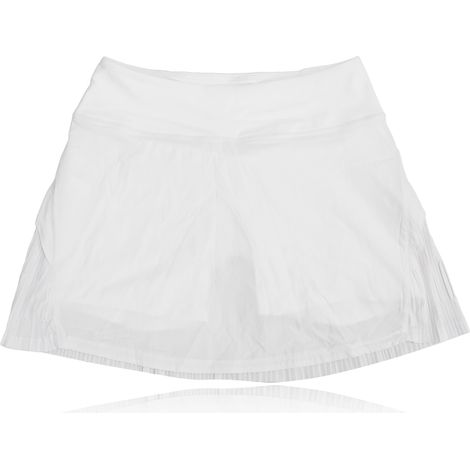 Jupe short de sport femme blanche XL, élégante et respirante, avec poche pour running, fitness, tennis et entraînement. (1/5)