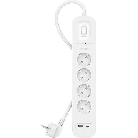 Belkin SRB001VF2M regleta blanca 4 tomas 2m (1/2)