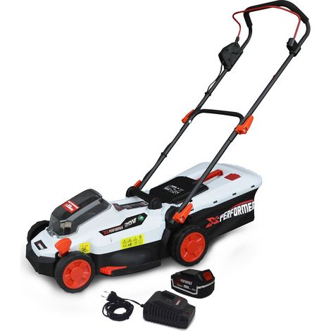 Tondeuse à gazon X-Performer XPTDE3320LI  - portative sur batterie - 20V MAX - 30L - BATTERIE XPBAT4A Inclus + Chargeur