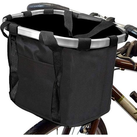 Panier de Vélo Support pour Chien Pliable Amovible, avec Panier de Guidon de Vélo Réglable Libération Rapide Facile à Iinstaller