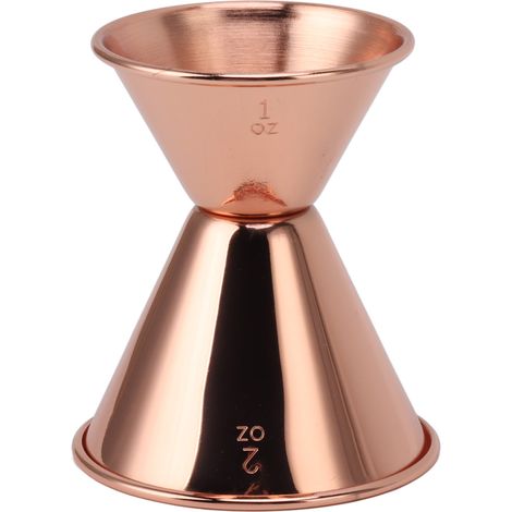 Doseur à cocktail double tête Inox 304 Acier inoxydable Plaqué cuivre (1/5)