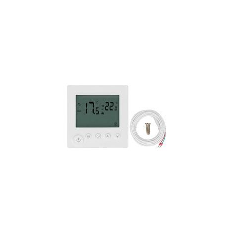 Thermostat intelligent 4500 W pour chauffe-eau – commande tactile, tension universelle 90–240 V AC, couleur blanc, usage maison/bureau/hôtel (1/5)