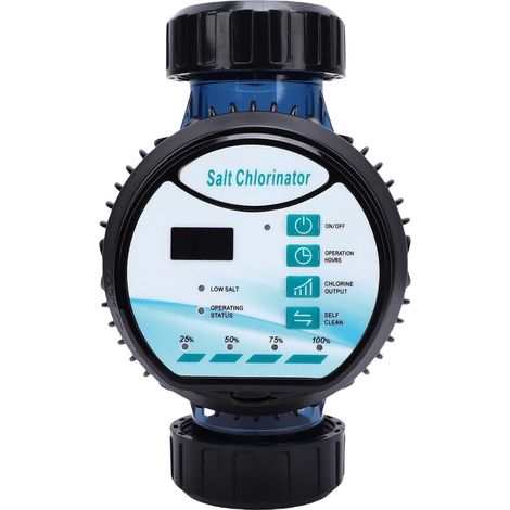 Générateur de Plaques Ti pour Chlorinateur de Sel, avec Contrôle WiFi, Sortie Réglable 10 G/h pour Piscines et Bains à Remous (1/5)