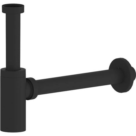 Siphon de lavabo KING 5/4", diamètre 32 mm, ABS/noir mat (1/2)