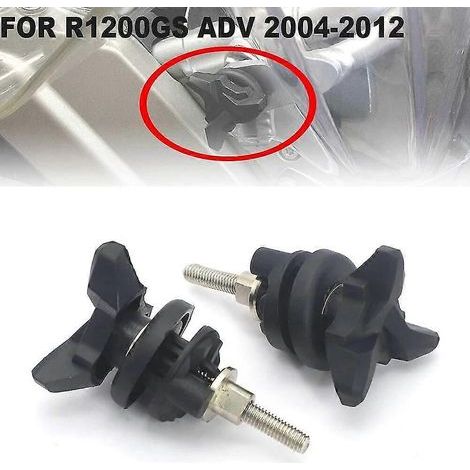 Vis de réglage du verrouillage du pare-brise, clip de fixation et boulon de serrage pour BMW GS1200 R 1200 GS Adventure 2004-2016 (1/5)