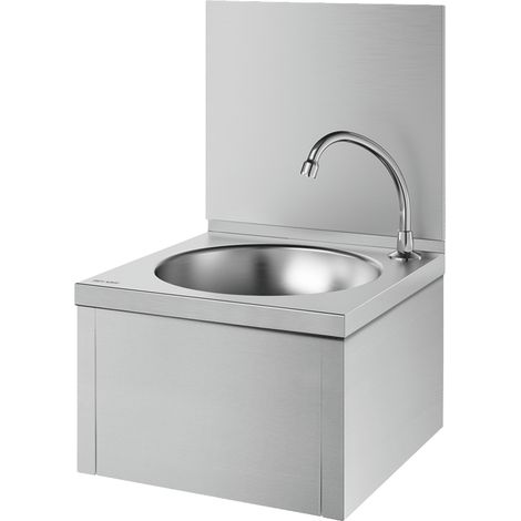 Delabie WT SXS kpl.m.Selbstschl.-Ventil u. Rückwand Edst. 1.4301 sat.