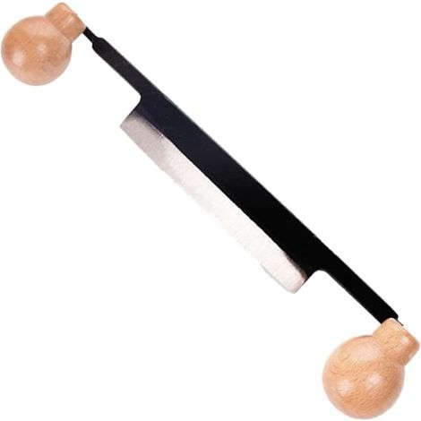 Couteau à écorcer pour le travail du bois, outil tranchant pour enlever l'écorce, outil de menuiserie, couteau à écorcer droit pour le jardin, l'extérieur et la maison (1/4)