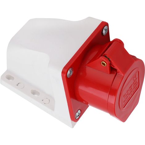 Connecteur d'alimentation industriel triphasé 4 pôles 16 A 380415 V, prise industrielle étanche (3P+T) (1/5)
