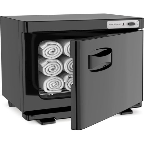 Paraheeter Chauffe-serviettes, armoire chauffante, vitesse de chauffage extrêmement rapide, utilisation facile, chauffe-serviettes pour spa et salle de bain (8 L, noir) (1/5)