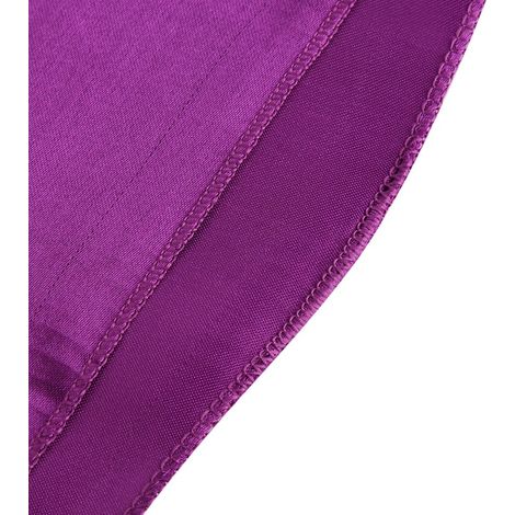 Nappe de table rectangulaire 145x320cm, protège-table anti-taches, décoration banquet mariage fête, violet (1/3)