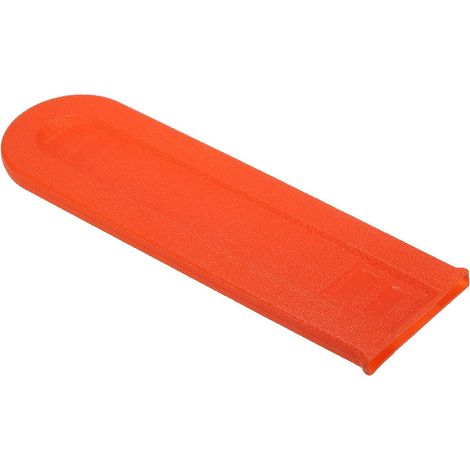 12 pouce Tronçonneuse Chaîne Couvercle Orange  Chaîne Scie Barre Protection Couvercle Plastique, Tronçonneuse Scie Barre Fourreau Couvercle pour Jardin Tronçonneuse (1/5)