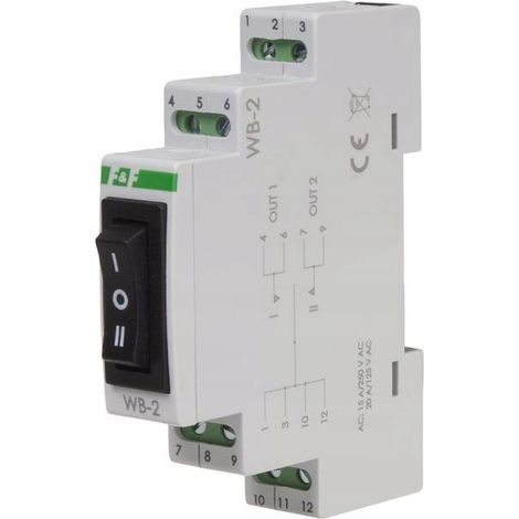 Drehschalter WB-2 - Schwarz - 3-stufig - IP20 - für einfache Steuerung von Geräten (1/5)