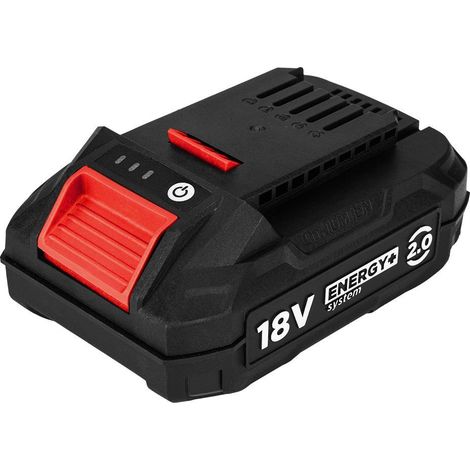 Batteria li-ion 18v 2,0ah energy+ indicatore carica sistema energy+ graphite 58g001-1