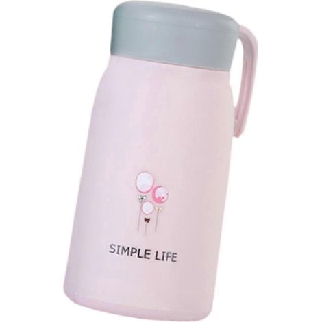 Gourde isotherme pour enfants, 360 ml, idéale pour les pique-niques, les voyages et le camping en été.-Pink (1/5)