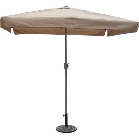 Schirm 200x300cm 38mm Rohr beige Aluminium/Textil