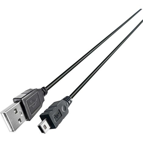 Câble USB GRUNDIG, USB-A vers USB-Mini-B 2.0, 1 m (1/4)