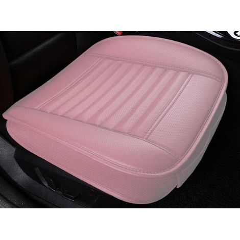 Autositzbezug aus PU-Leder mit Bambuskohle-Print, atmungsaktiv, passend für 90 % aller Automodelle, Vordersitz, 1 Stück, pflanzlich (1/5)