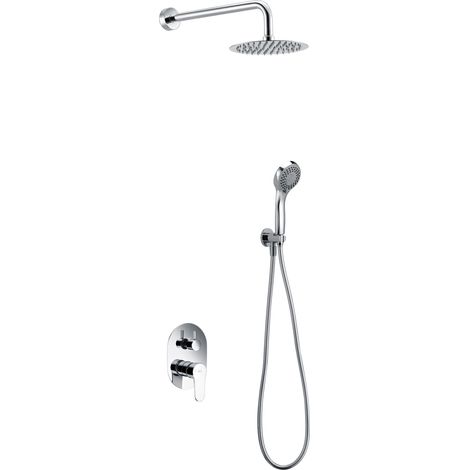 IMEX - columna ducha empotrada con grifo cromado