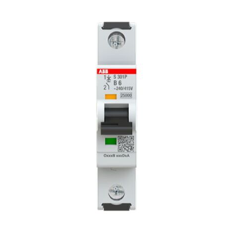 ABB Stotz-Kontakt Sicherungsautomat S301P-B6 B25kA 6A 1P