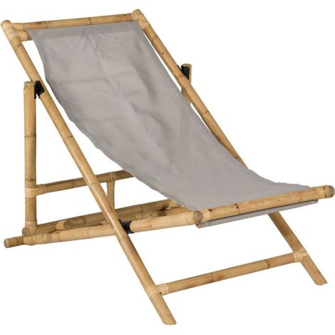 Chilienne "Cane" 115cm Naturel & Gris (1/5)