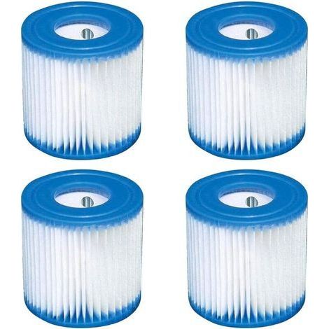 Cartouches de filtre de piscine H de rechange 29007E pour Intex Replacement Swimming Pool Filter Cartridge (4 Filters)-Chrom (1/5)