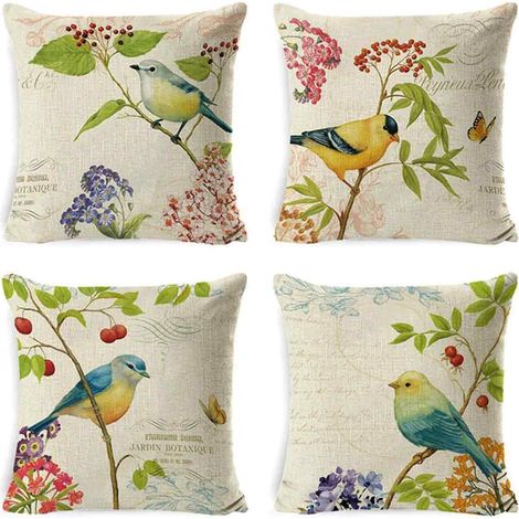 Housse De Coussin - Imperméable Polyester PU - Pour Jardin Terrasse Patio Piscine - 45x45 cm - Lot De 4 (1/5)