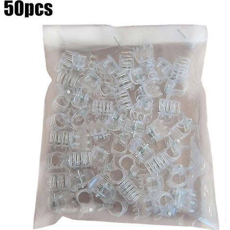 Clips de fixation pour supports de plantes de jardin, orchidées, fleurs, tiges de légumes, pinces de croissance (1/5)