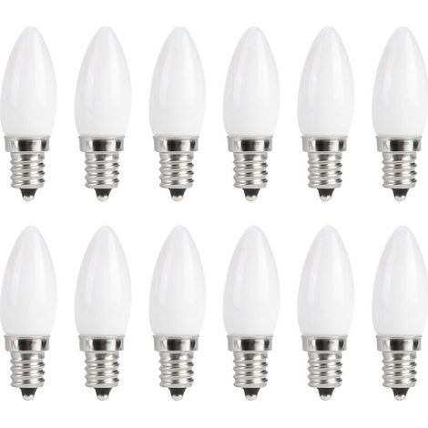 10 pièces Mini E12 LED candélabre ampoules 1.5W AC 230V pour la maison voiture armoire htel éclairage (1/4)
