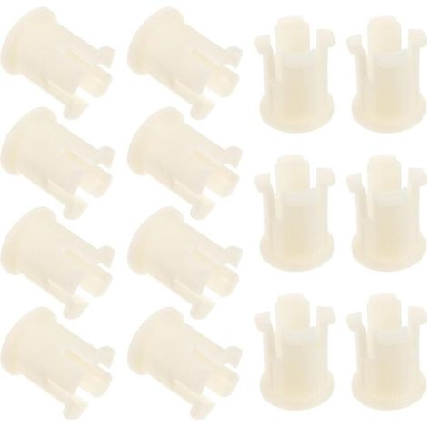 30 pezzi di inserti per manicotti per steli di rotelle in plastica per rotelle di sedie e forniture per la riparazione di mobili