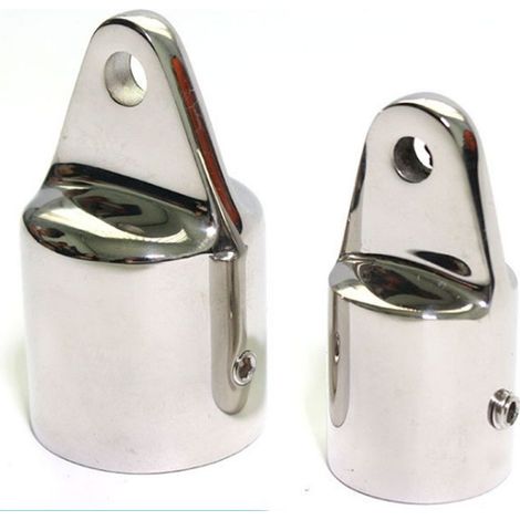 Accessoires Maritimes en Acier Inoxydable, Couvercle Coulissant à Pointe, Vis Simple Supérieure, 5/4 Pouces, pour Auvent (1/3)