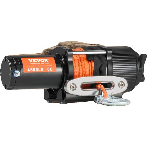 Treuil Électrique, 12V, Télécommande Sans Fil, 4500lbs (1/2)