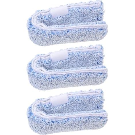 Lot de 3 manchons de nettoyage de vitres de rechange en microfibre réutilisables pour nettoyage de vitres de maison et de bureau 35,6 cm (1/5)